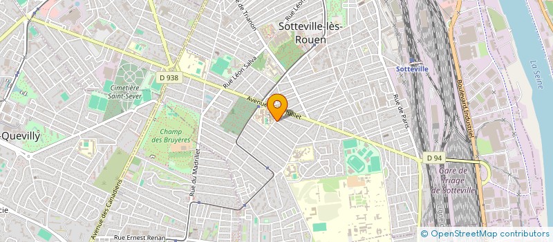 localisation de l'entreprise MONSIEUR JEREMIE LABONNE  SOTTEVILLE-LES-ROUEN