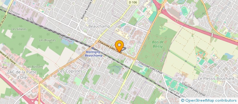 localisation de l'entreprise MONSIEUR JEREMIE LABRUYERE  BEAUCHAMP