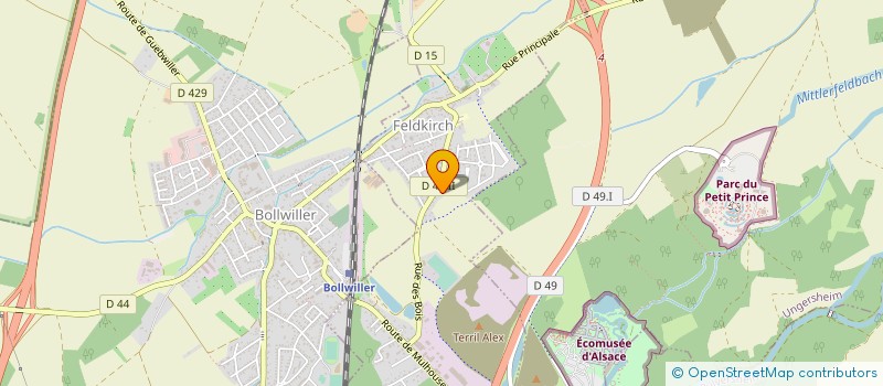 localisation de l'entreprise MONSIEUR JEREMIE LACROIX  RICHWILLER