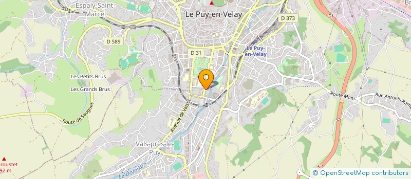 localisation de l'entreprise MONSIEUR JEREMIE LAFFONT  LE PUY-EN-VELAY