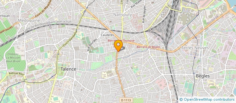 localisation de l'entreprise MONSIEUR JEREMIE LAFON à BORDEAUX