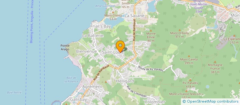 localisation de l'entreprise MONSIEUR JEREMIE LAGUERRE  SAINT-MARTIN