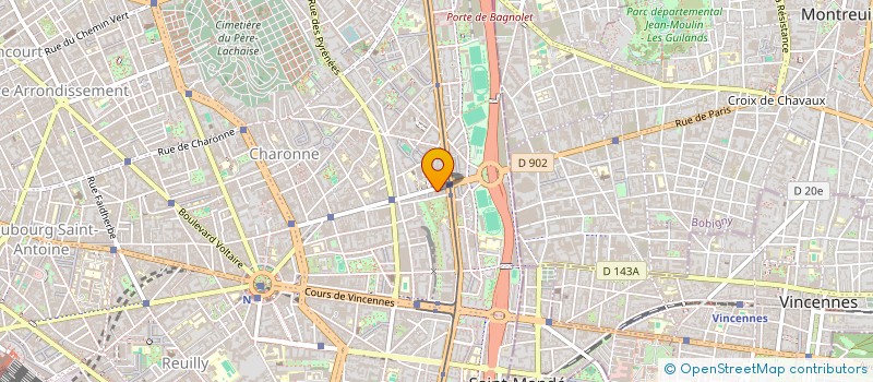 localisation de l'entreprise MONSIEUR JEREMIE LALEVEE  PARIS