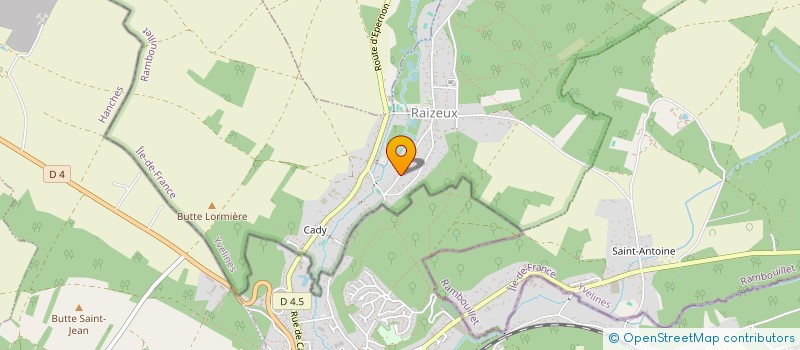 localisation de l'entreprise MONSIEUR JEREMIE LANGLOIS  RAIZEUX