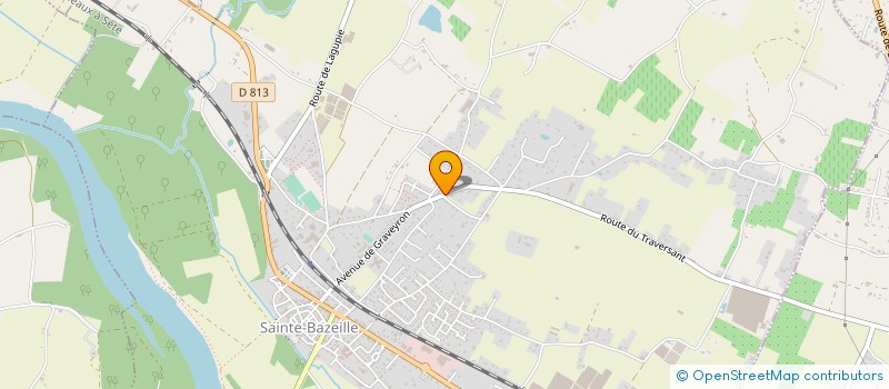 localisation de l'entreprise MONSIEUR JEREMIE LANGLOIS  SAINTE-BAZEILLE