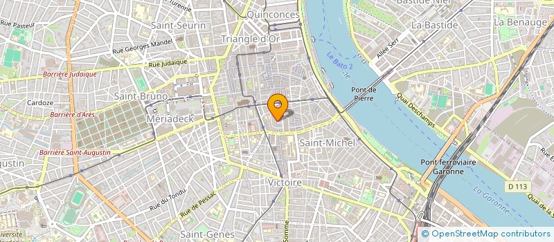 localisation de l'entreprise MONSIEUR JEREMIE LARUE-CHARLUS  BORDEAUX