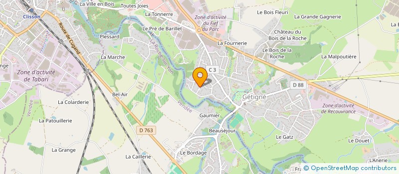 localisation de l'entreprise MONSIEUR JEREMIE LEFEBVRE à GETIGNE