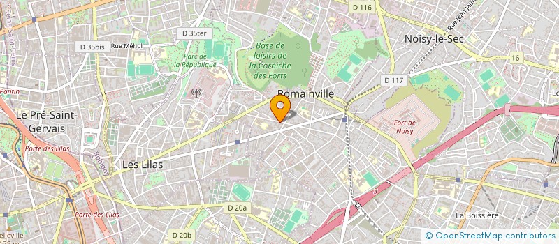 localisation de l'entreprise MONSIEUR JEREMIE LEVY à ROMAINVILLE