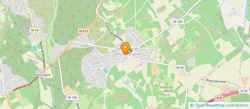 localisation de l'entreprise MONSIEUR JEREMIE LEYRITZ  SAINT-BAUZILLE-DE-MONTMEL