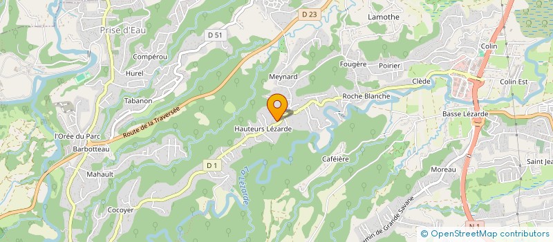 localisation de l'entreprise MONSIEUR JEREMIE LINA  PETIT-BOURG