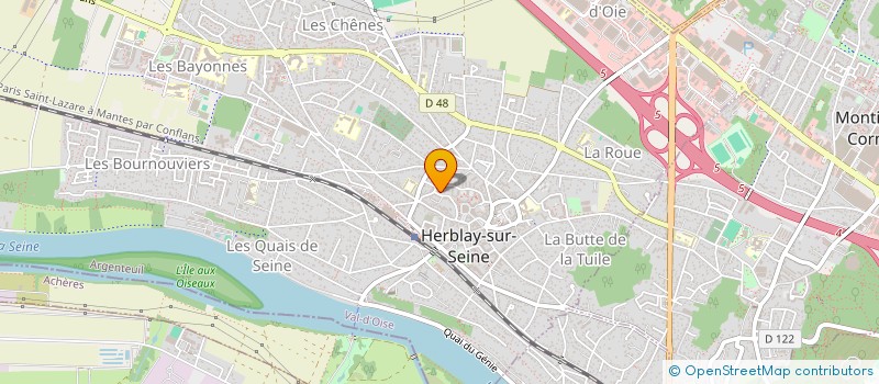 localisation de l'entreprise MONSIEUR JEREMIE LOISON  HERBLAY-SUR-SEINE