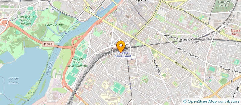 localisation de l'entreprise MONSIEUR JEREMIE LORFEUVRE  ANGERS