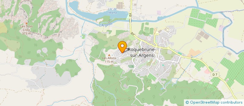 localisation de l'entreprise MONSIEUR JEREMIE LORRAIN  ROQUEBRUNE-SUR-ARGENS