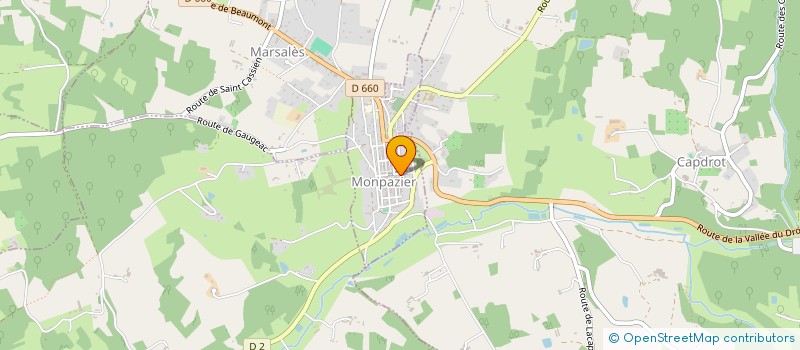 localisation de l'entreprise MONSIEUR JEREMIE LOUETTE  MONPAZIER