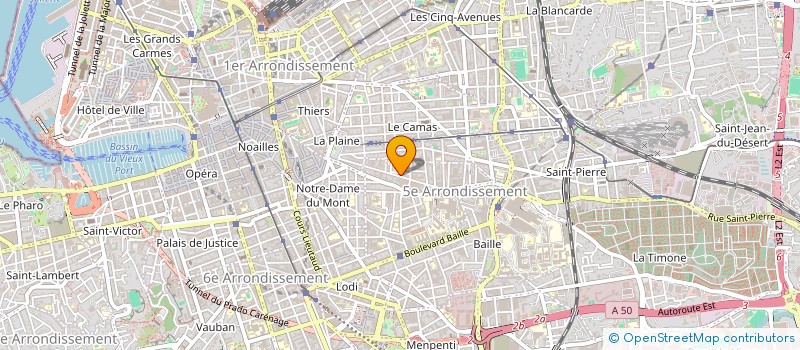 localisation de l'entreprise MONSIEUR JEREMIE LOUIS à MARSEILLE