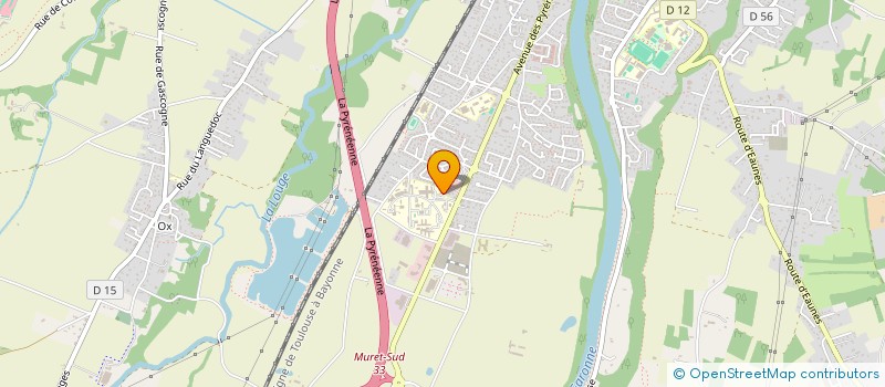 localisation de l'entreprise MONSIEUR JEREMIE LUCAS  MURET