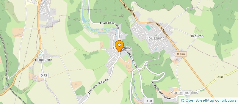 localisation de l'entreprise MONSIEUR JEREMIE MAGNAN  GANZEVILLE