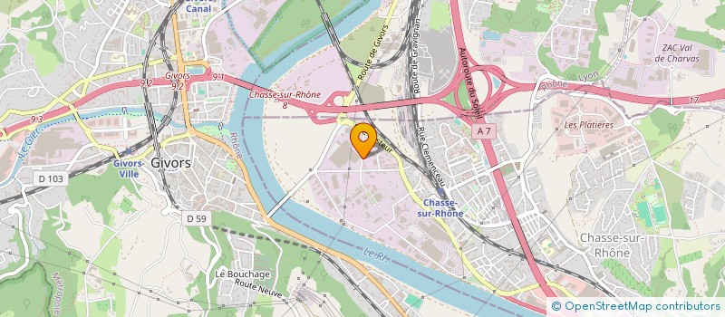 localisation de l'entreprise MONSIEUR JEREMIE MAGRI à CHASSE-SUR-RHONE