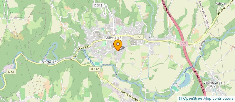 localisation de l'entreprise MONSIEUR JEREMIE MAILLARD  SAINT-UZE