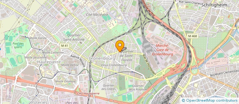 localisation de l'entreprise MONSIEUR JEREMIE MALLET à STRASBOURG