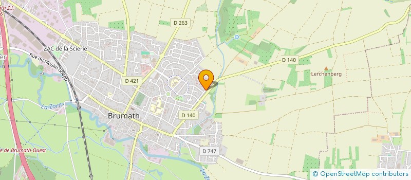 localisation de l'entreprise MONSIEUR JEREMIE MANAVELLA  BRUMATH