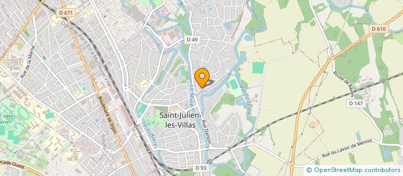 localisation de l'entreprise MONSIEUR JEREMIE MANGEOT  SAINT-JULIEN-LES-VILLAS