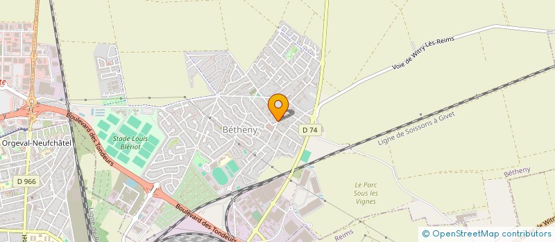 localisation de l'entreprise MONSIEUR JEREMIE MANICHON  BETHENY