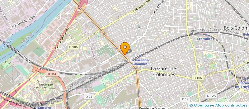 localisation de l'entreprise MONSIEUR JEREMIE MARCHAIS à LA GARENNE-COLOMBES