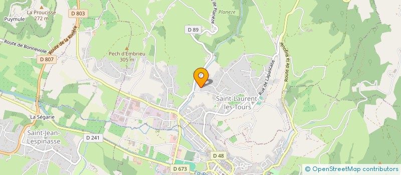 localisation de l'entreprise MONSIEUR JEREMIE MARCHESI  SAINT-LAURENT-LES-TOURS