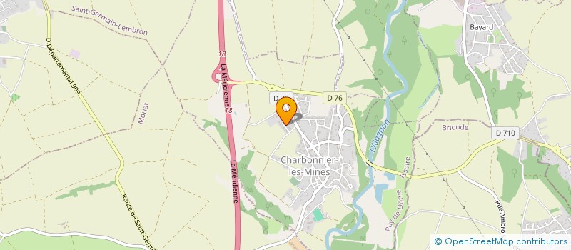 localisation de l'entreprise MONSIEUR JEREMIE MARQUES  CHARBONNIER-LES-MINES