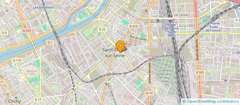 localisation de l'entreprise MONSIEUR JEREMIE MARRE à SAINT-OUEN-SUR-SEINE