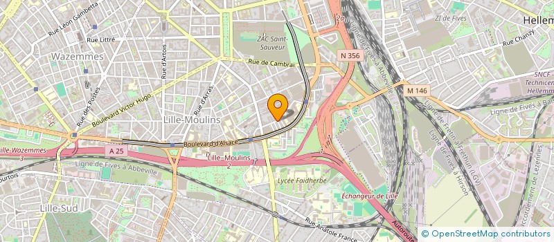 localisation de l'entreprise MONSIEUR JEREMIE MARSAC  LILLE