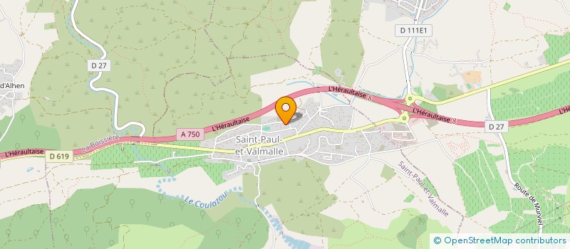 localisation de l'entreprise MONSIEUR JEREMIE MARSAL  SAINT-PAUL-ET-VALMALLE