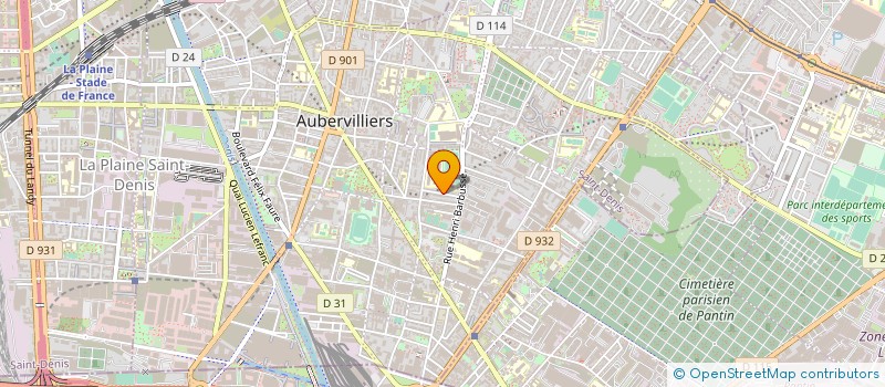 localisation de l'entreprise MONSIEUR JEREMIE MARTI à AUBERVILLIERS