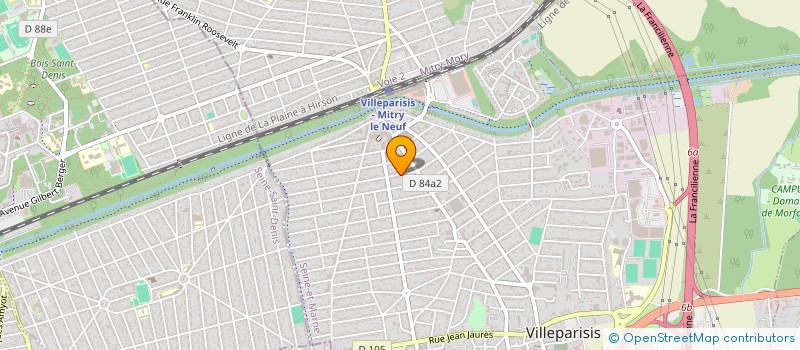 localisation de l'entreprise MONSIEUR JEREMIE MASALA  VILLEPARISIS