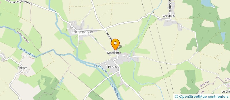 localisation de l'entreprise MONSIEUR JEREMIE MASSON  CORGENGOUX