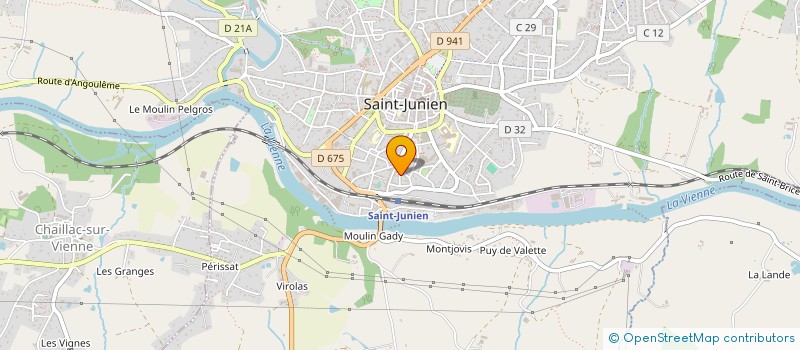 localisation de l'entreprise MONSIEUR JEREMIE MASSON  ROCHECHOUART