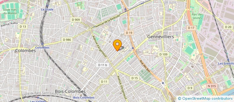 localisation de l'entreprise MONSIEUR JEREMIE MENUGE  ASNIERES-SUR-SEINE