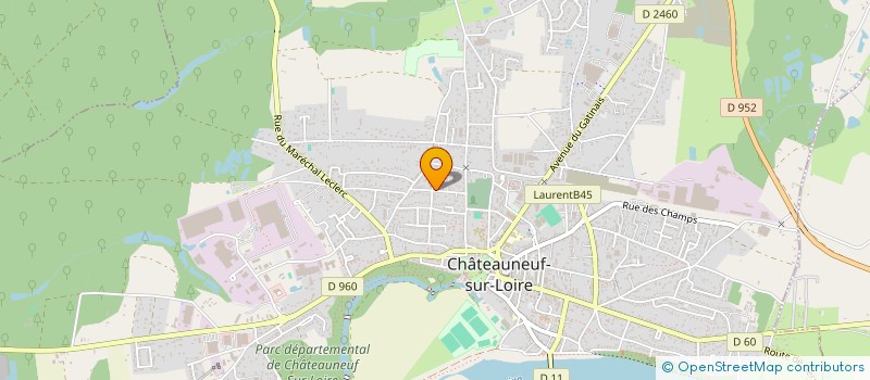 localisation de l'entreprise MONSIEUR JEREMIE MESSEY  CHATEAUNEUF-SUR-LOIRE