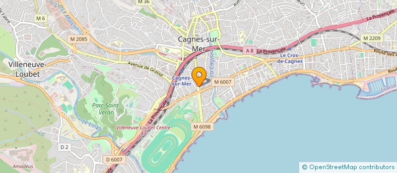 localisation de l'entreprise MONSIEUR JEREMIE MEYER à CAGNES SUR MER