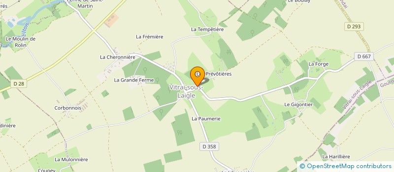 localisation de l'entreprise MONSIEUR JEREMIE MICHEL à VITRAI-SOUS-LAIGLE