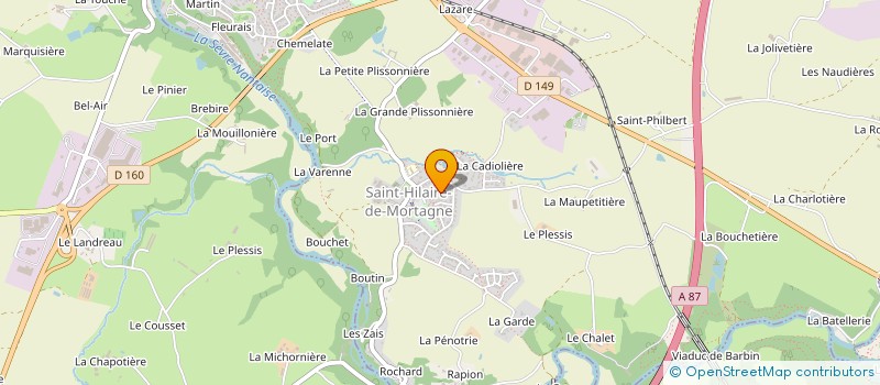 localisation de l'entreprise MONSIEUR JEREMIE MICHENAUD  MORTAGNE-SUR-SEVRE