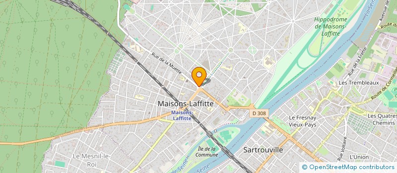 localisation de l'entreprise MONSIEUR JEREMIE MIRAILLE à MAISONS-LAFFITTE