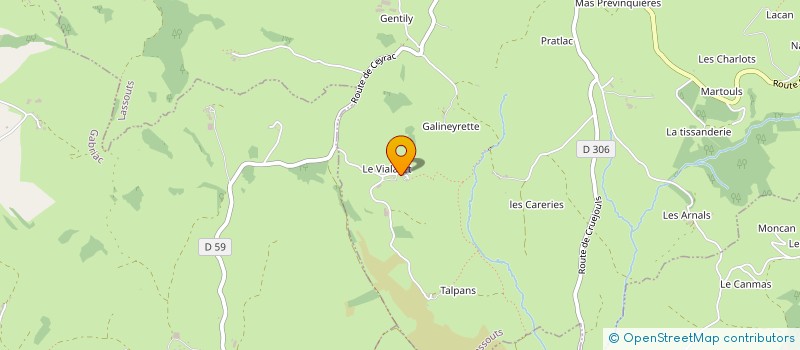 localisation de l'entreprise MONSIEUR JEREMIE MOISSET  LASSOUTS