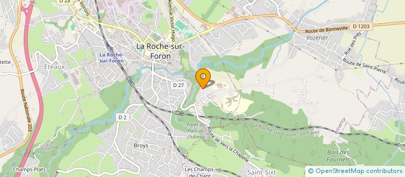 localisation de l'entreprise MONSIEUR JEREMIE MONTENOT  LA ROCHE-SUR-FORON