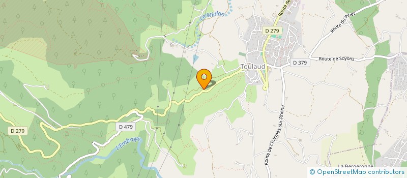 localisation de l'entreprise MONSIEUR JEREMIE MONTRET  TOULAUD