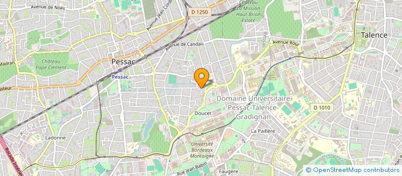 localisation de l'entreprise MONSIEUR JEREMIE MORICE  PESSAC