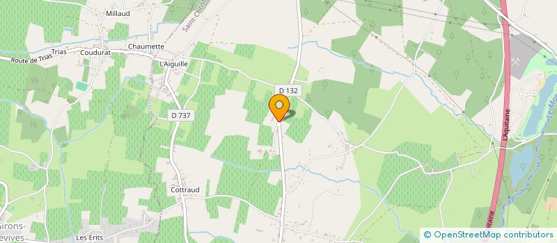 localisation de l'entreprise MONSIEUR JEREMIE MOUTET  SAINT-CHRISTOLY-DE-BLAYE