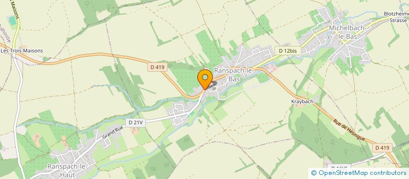 localisation de l'entreprise MONSIEUR JEREMIE MULLER à RANSPACH-LE-BAS