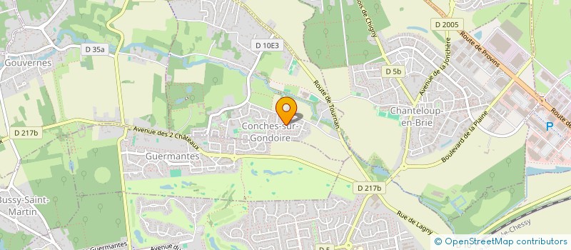 localisation de l'entreprise MONSIEUR JEREMIE NALLET  CONCHES-SUR-GONDOIRE
